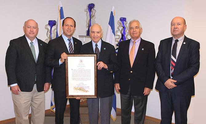 Morton L. Mandel Receives Builder of Jerusalem Award